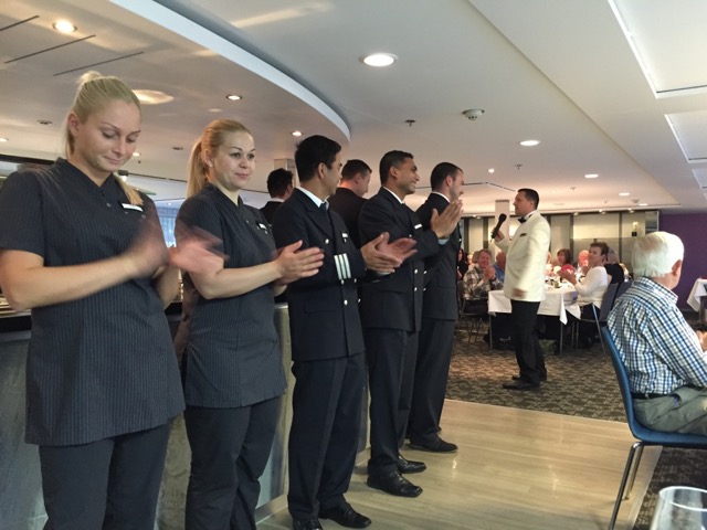 A warm welcome from our crew