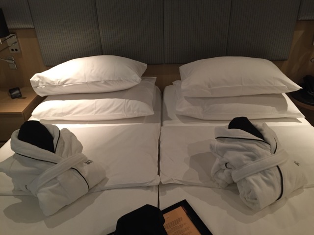 Our Suitei Diffewrent towel sculptures each day