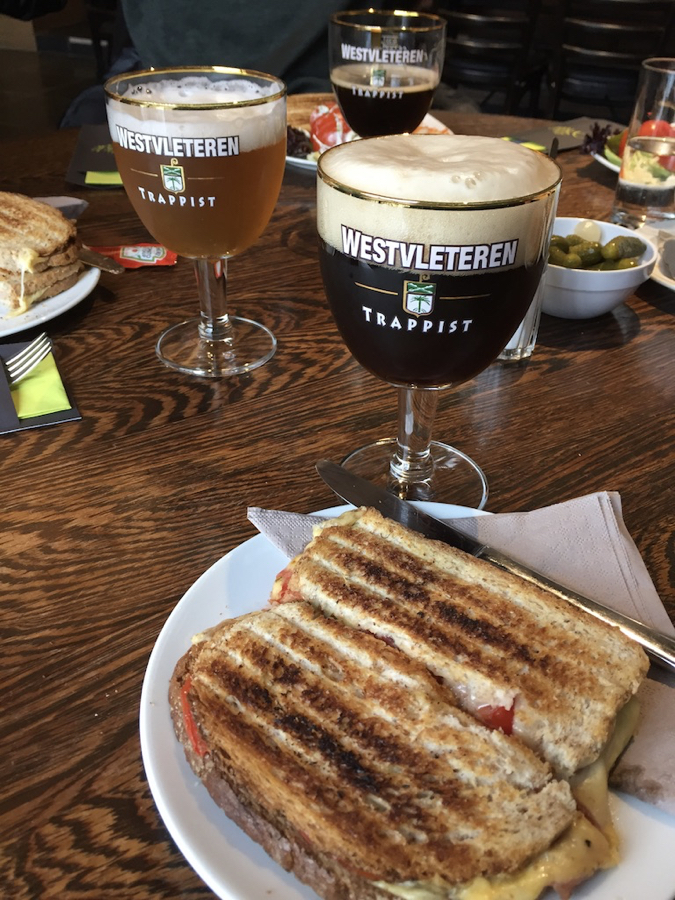 Day 4- In De Vrede- Best beer in the world, local, ham, cheeses and bread. It doesn't get much better